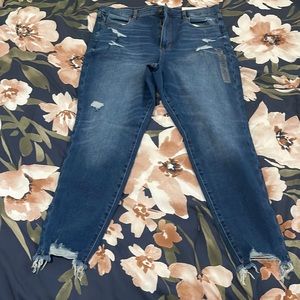 AEO highest rise jegging size 18 regular